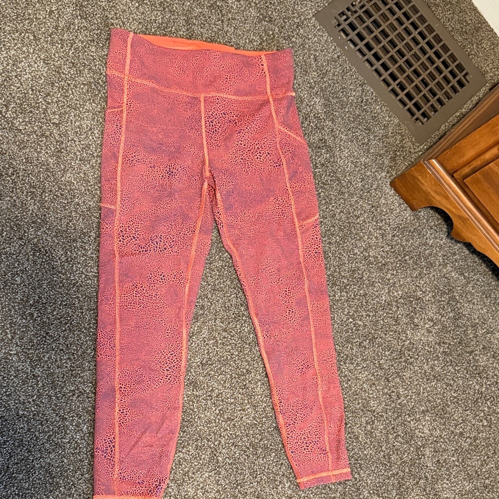 Lululemon Pink/Orange Leggings